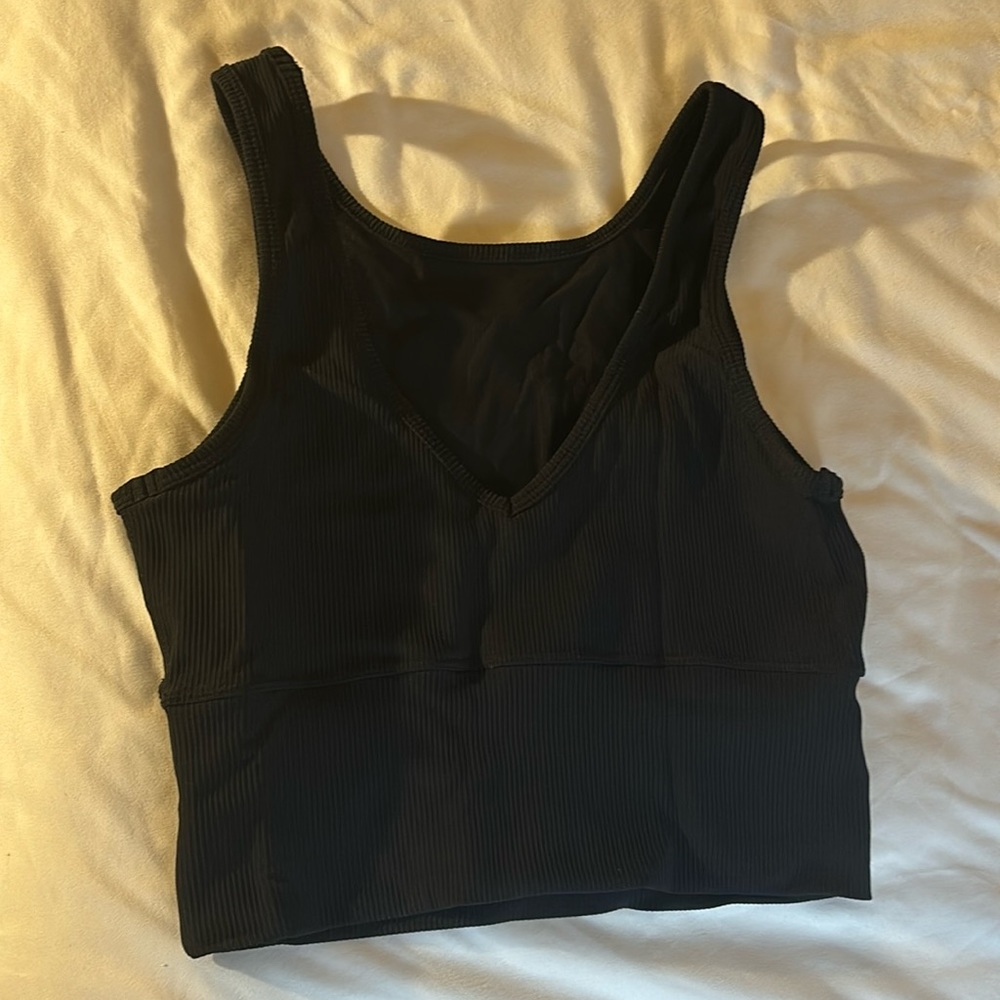Black reversible tank top